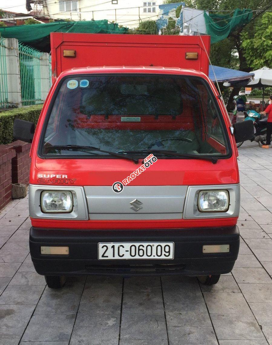 Cần bán gấp Suzuki Super Carry Truck 1.0 MT sản xuất 2014, màu đỏ-3