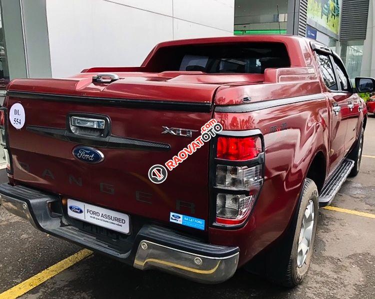 Cần bán lại xe Ford Ranger XLT 2.2L 4x4 MT sản xuất năm 2017, màu đỏ, xe nhập-0