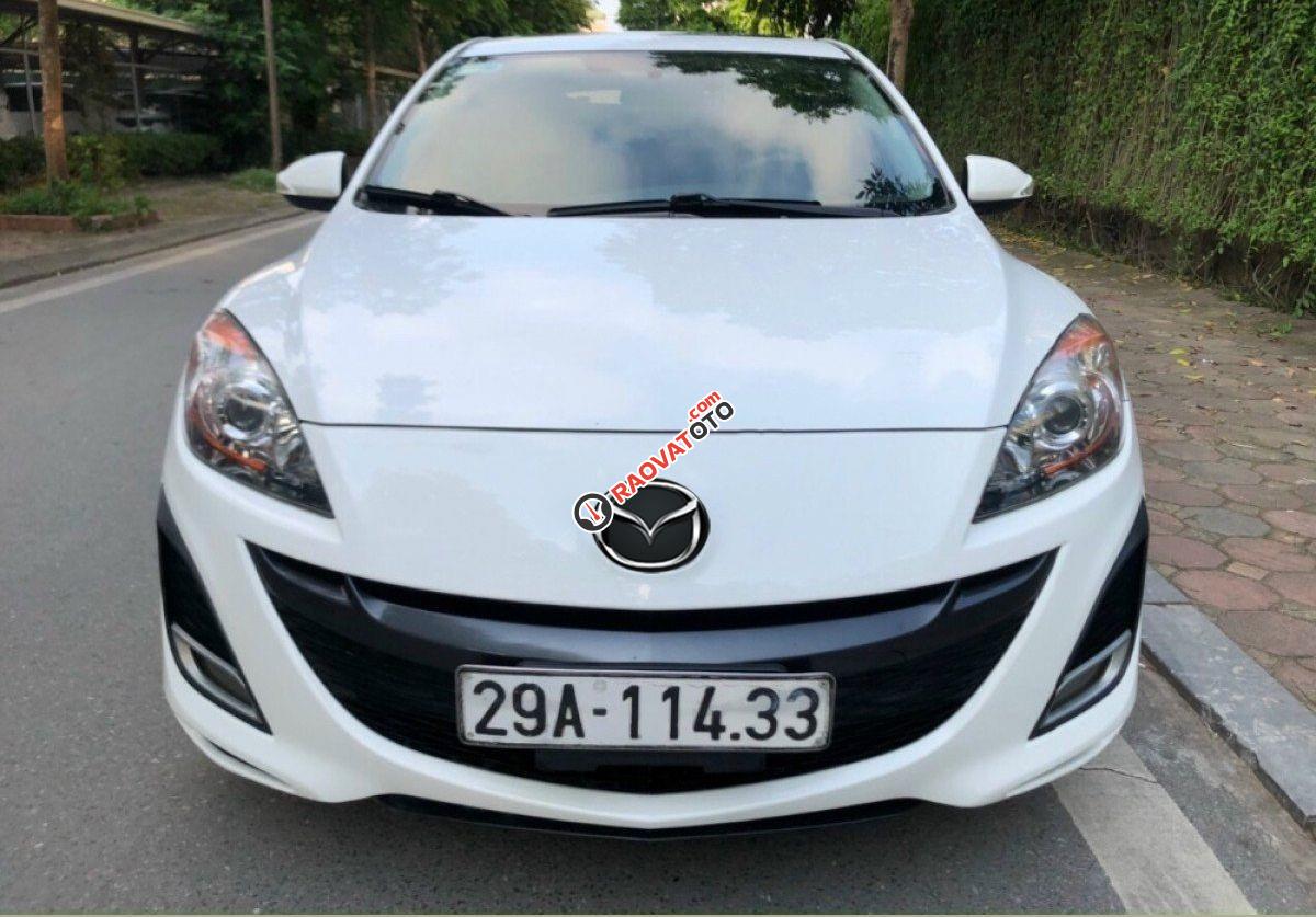 Cần bán Mazda 3 1.6 AT năm sản xuất 2010, màu trắng, nhập khẩu-1