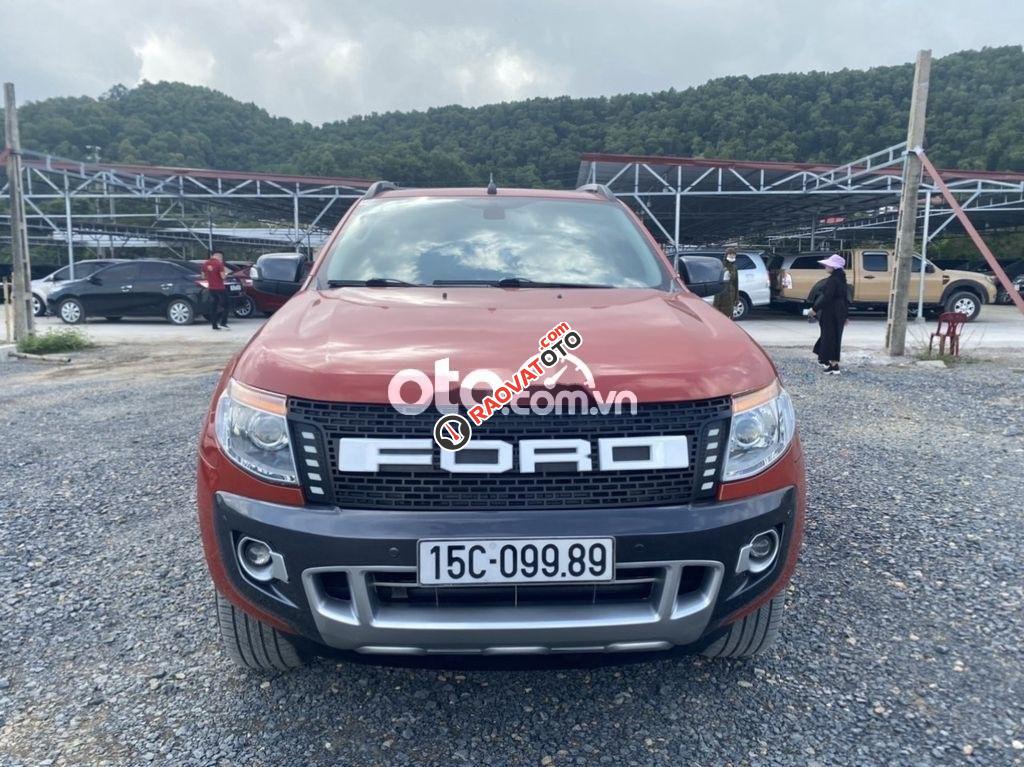 Bán Ford Ranger Wildtrak đời 2014, màu đỏ, nhập khẩu-0