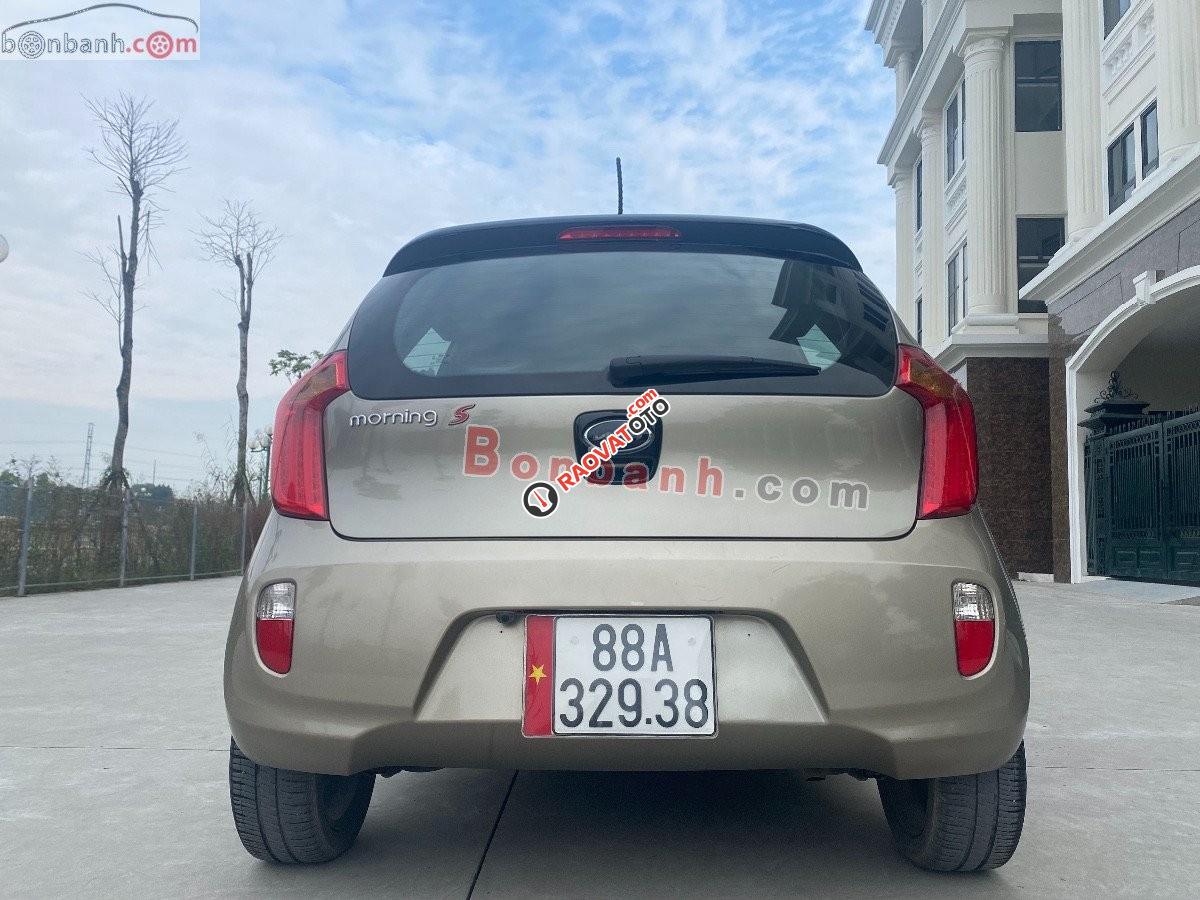 Bán Kia Morning S AT sản xuất 2014, màu ghi vàng-3