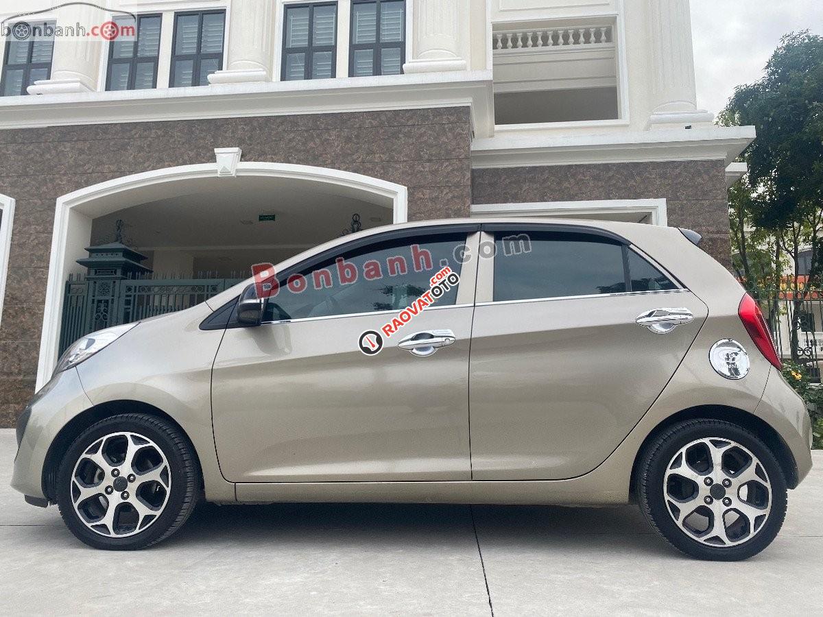 Bán Kia Morning S AT sản xuất 2014, màu ghi vàng-1