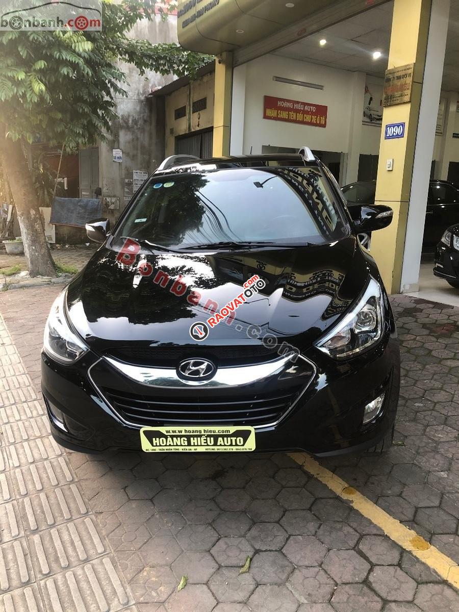 Bán xe Hyundai Tucson 2.0 AT sản xuất 2014, màu đen, nhập khẩu  -0