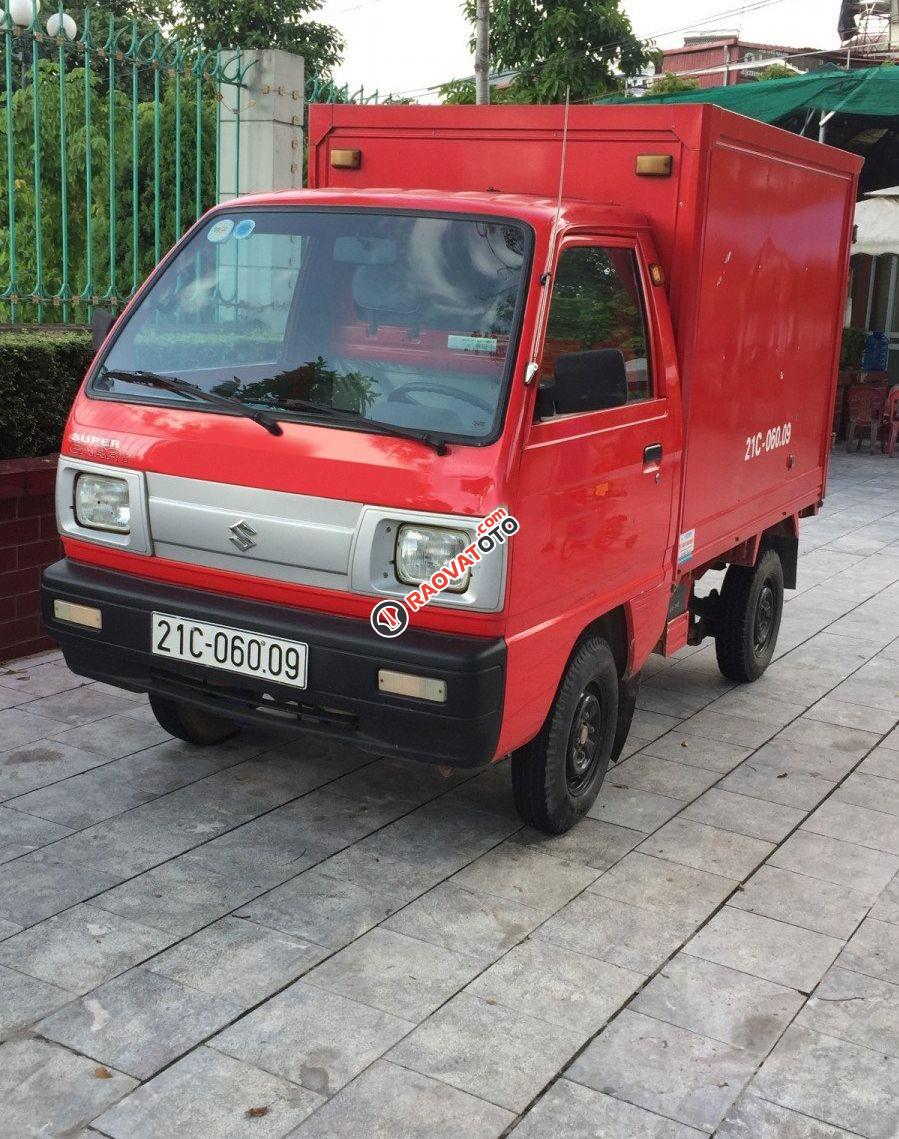 Cần bán gấp Suzuki Super Carry Truck 1.0 MT sản xuất 2014, màu đỏ-0