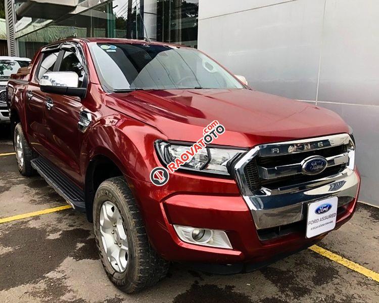 Cần bán lại xe Ford Ranger XLT 2.2L 4x4 MT sản xuất năm 2017, màu đỏ, xe nhập-4