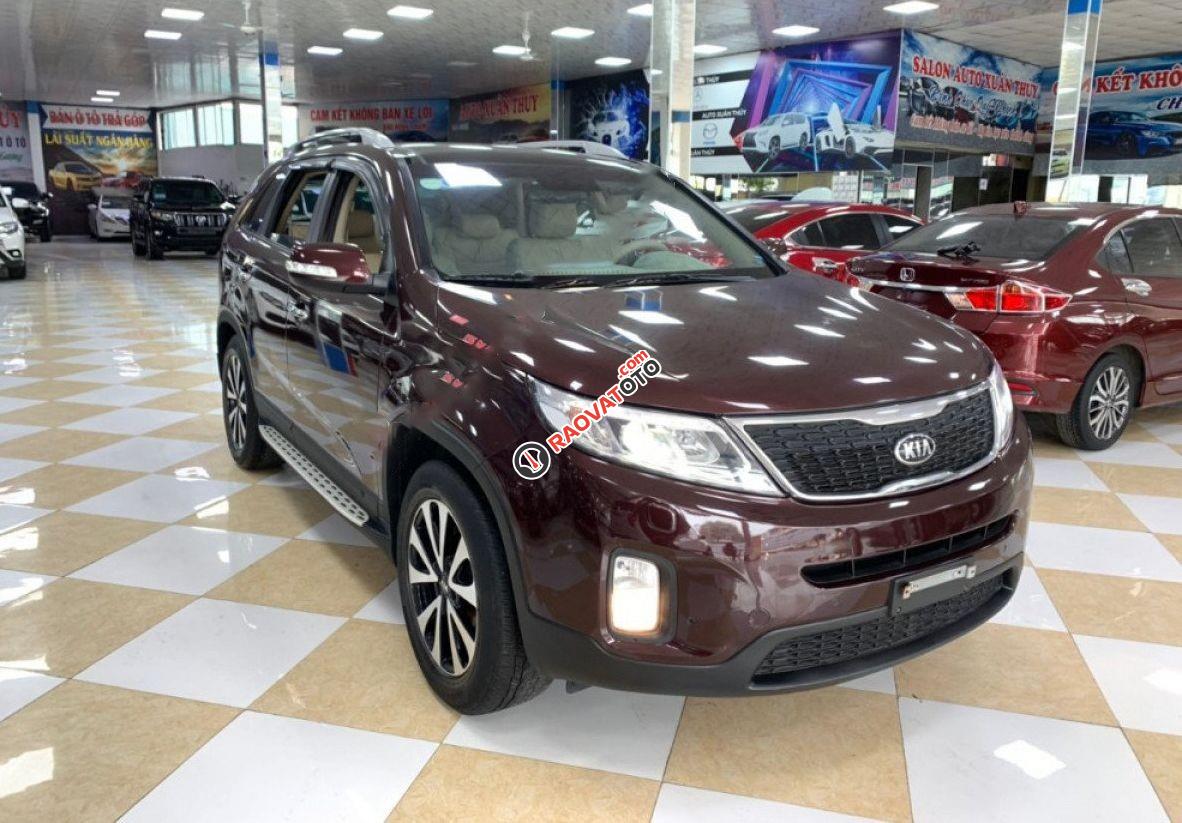 Xe Kia Sorento 2.4 đời 2016, màu đỏ còn mới, giá tốt-2