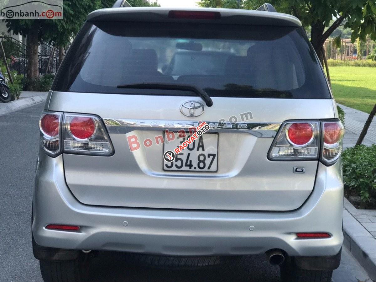 Bán xe Toyota Fortuner 2.5G sản xuất 2014, màu bạc-1