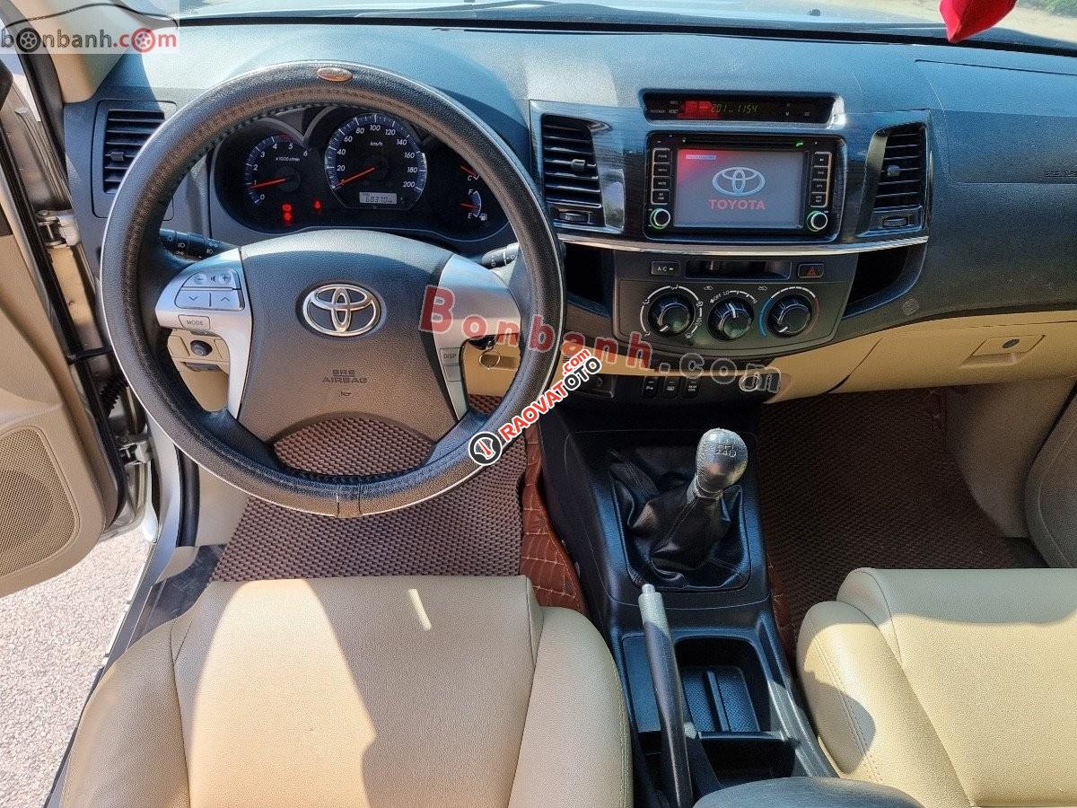 Bán xe Toyota Fortuner 2.5G đời 2015, màu bạc, 655 triệu-9