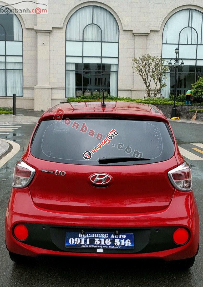 Bán Hyundai Grand i10 AT đời 2017, màu đỏ còn mới-2