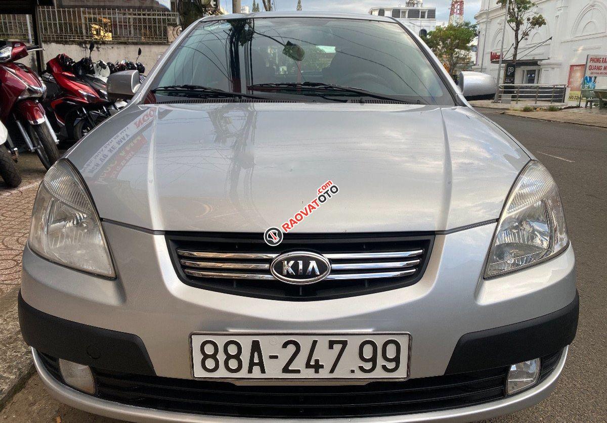 Bán ô tô Kia Rio 1.6 AT năm sản xuất 2008, màu bạc, nhập khẩu  -0