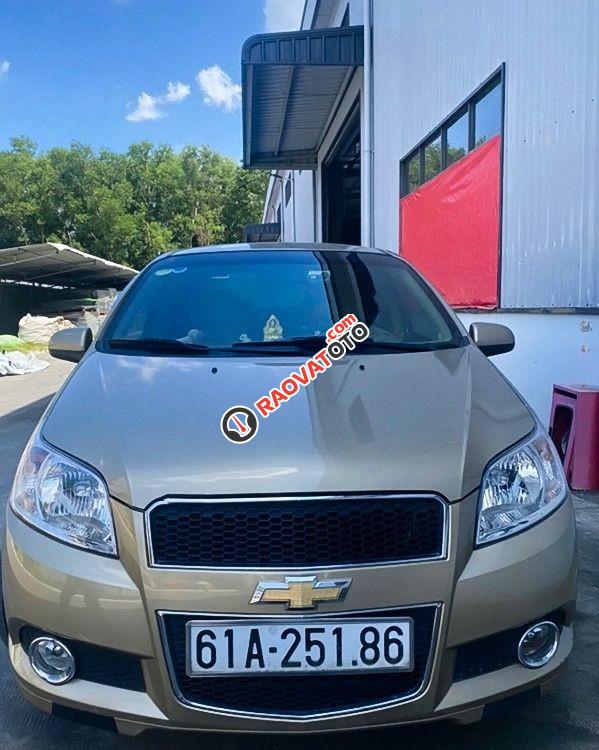 Bán ô tô Chevrolet Aveo MT năm sản xuất 2015, màu vàng  -1