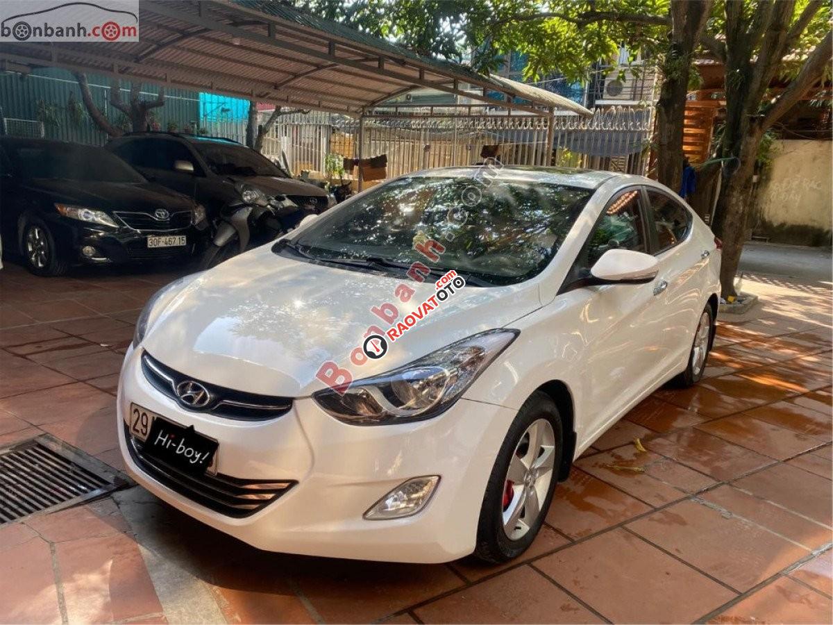 Cần bán lại xe Hyundai Elantra 1.8AT năm sản xuất 2013, màu trắng, nhập khẩu còn mới, giá tốt-7