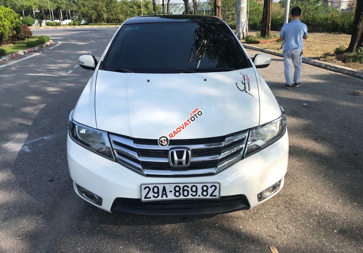 Bán Honda City 1.5 AT năm sản xuất 2013, màu trắng-4