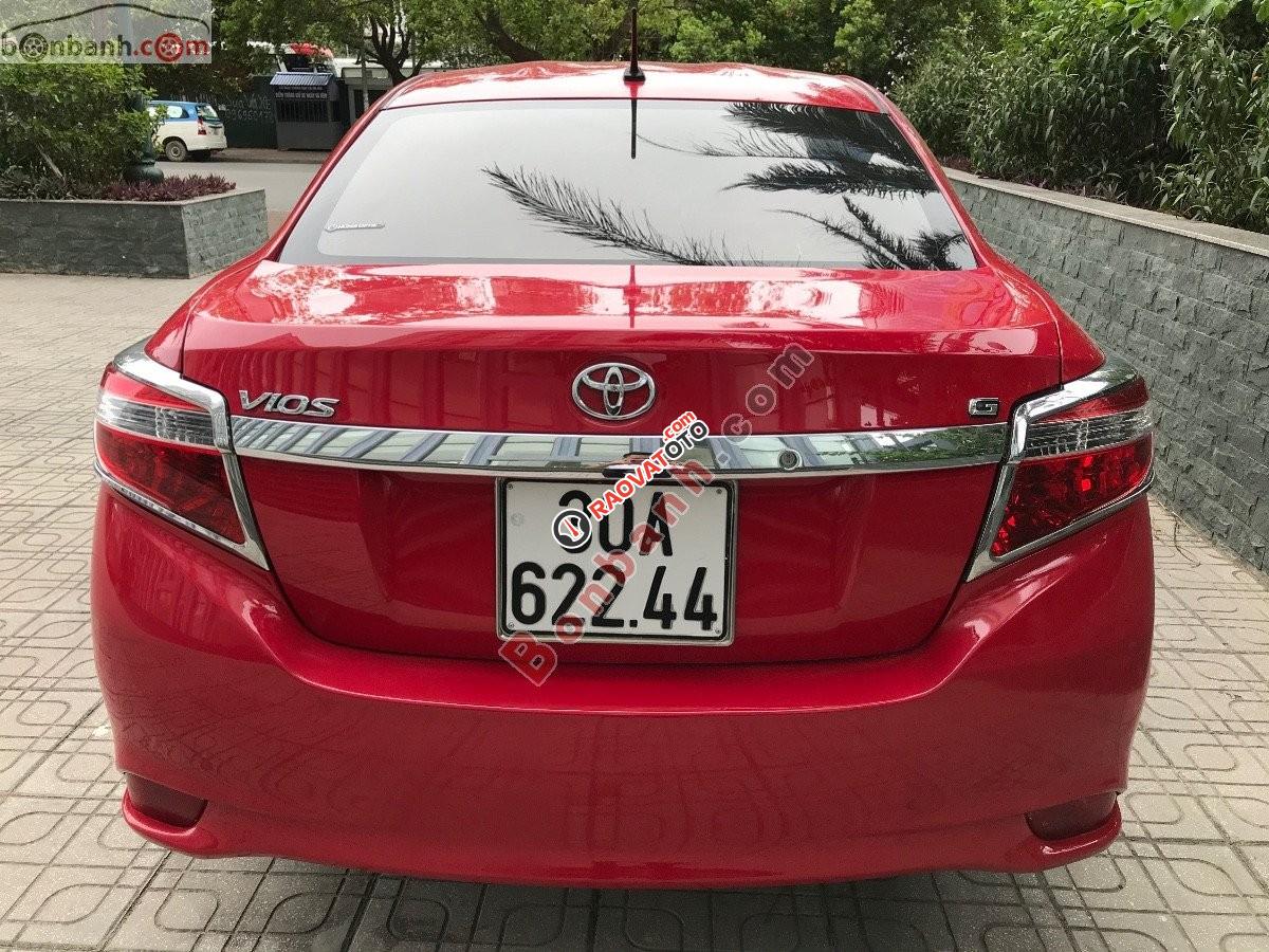 Cần bán lại xe Toyota Vios 1.5G sản xuất 2014, màu đỏ-4