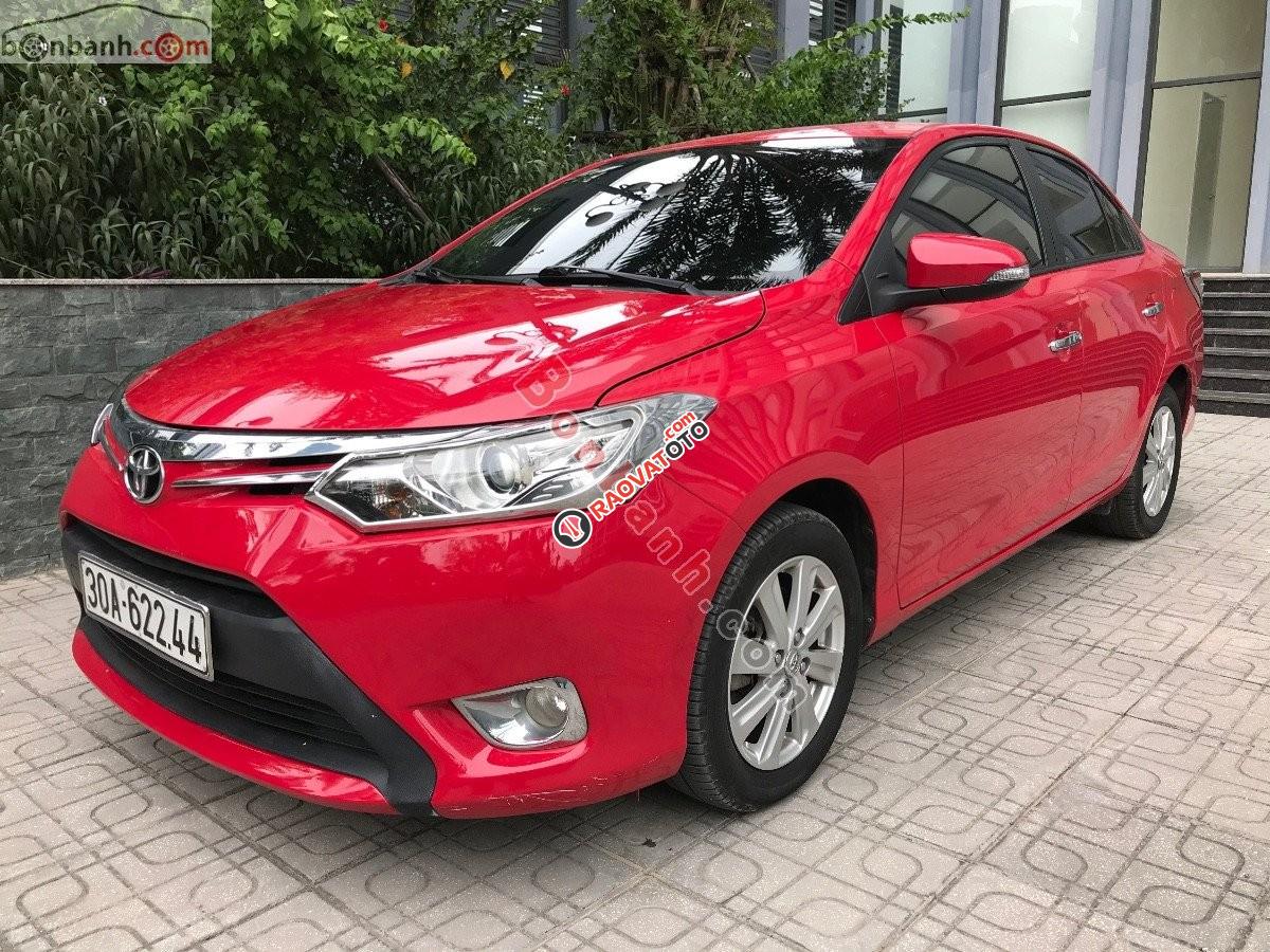 Cần bán lại xe Toyota Vios 1.5G sản xuất 2014, màu đỏ-1