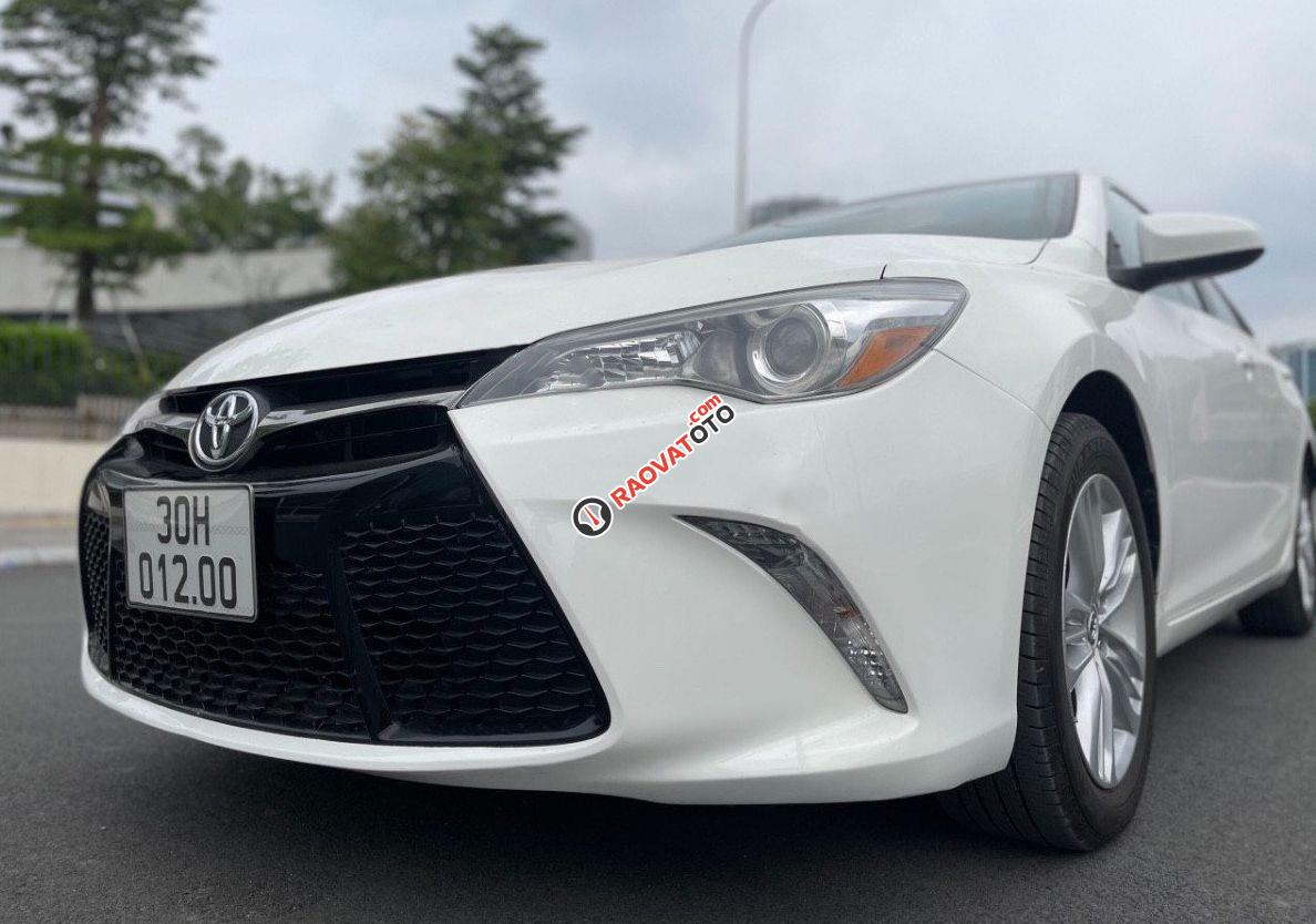 Bán ô tô Toyota Camry SE sản xuất 2016, màu trắng, nhập khẩu nguyên chiếc-0