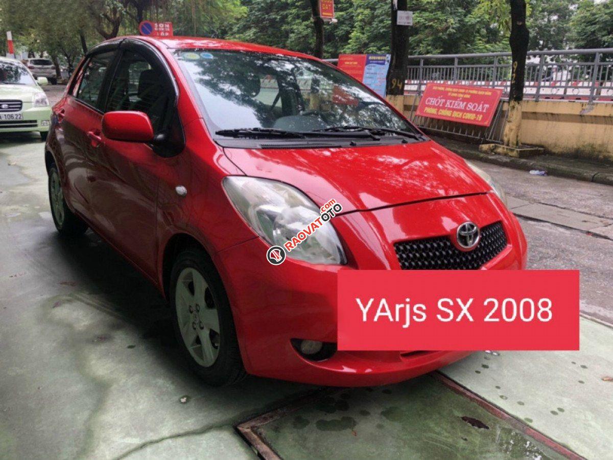 Cần bán Toyota Yaris 1.3 AT sản xuất năm 2008, màu đỏ, nhập khẩu, giá chỉ 280 triệu-0