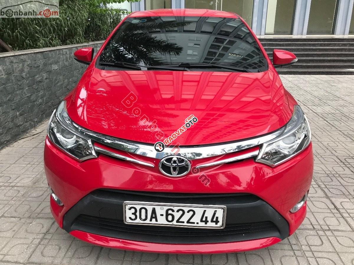 Cần bán lại xe Toyota Vios 1.5G sản xuất 2014, màu đỏ-0