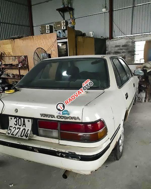 Cần bán lại xe Toyota Corolla 1.3 MT năm sản xuất 1991, màu trắng giá cạnh tranh-1