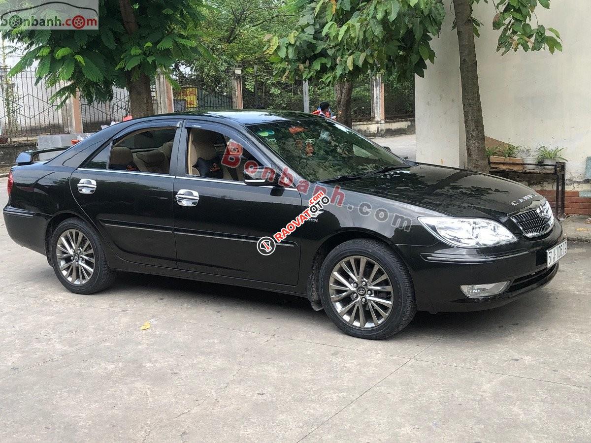 Cần bán lại xe Toyota Camry 3.0V đời 2005, màu đen -1