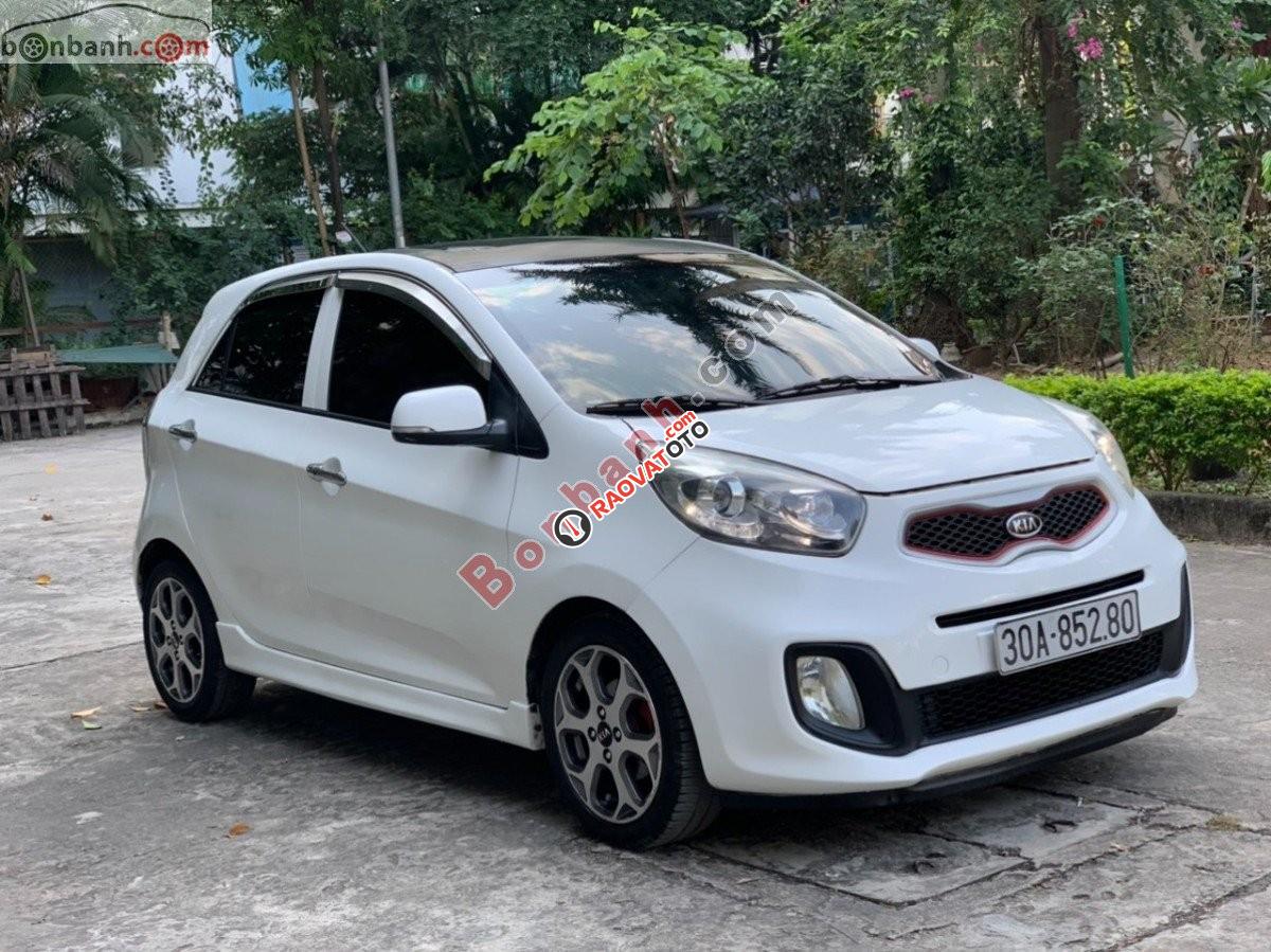 Bán Kia Morning AT đời 2013, màu trắng, nhập khẩu xe gia đình-3