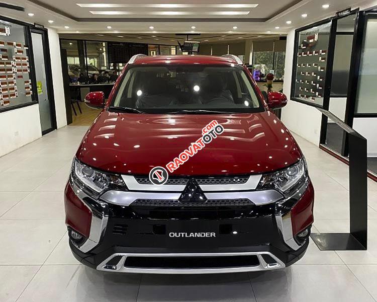 Bán Mitsubishi Outlander CVT đời 2021, màu đỏ giá cạnh tranh-2