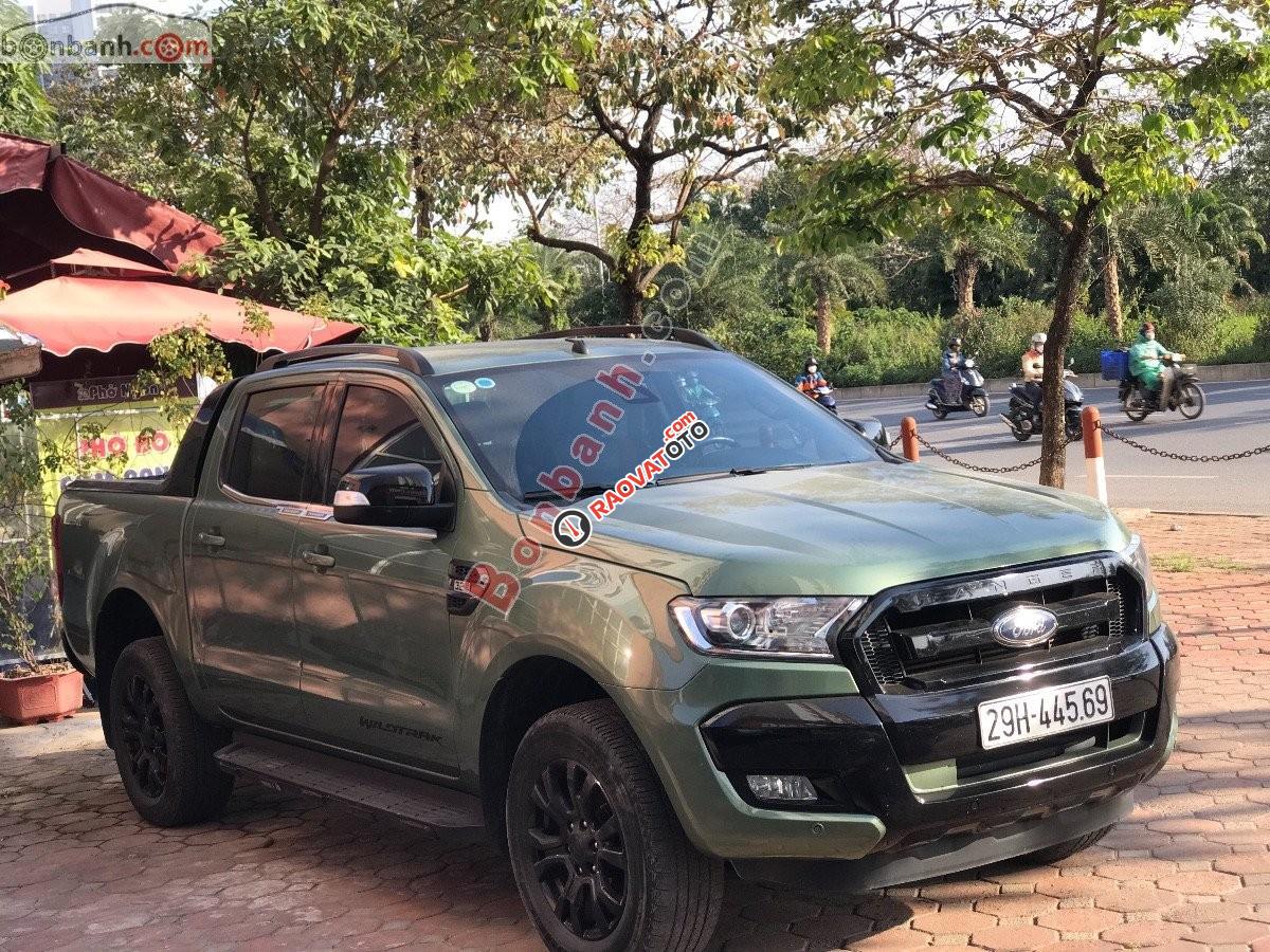 Cần bán Ford Ranger Wildtrak năm 2015, màu xanh lam, xe nhập-0