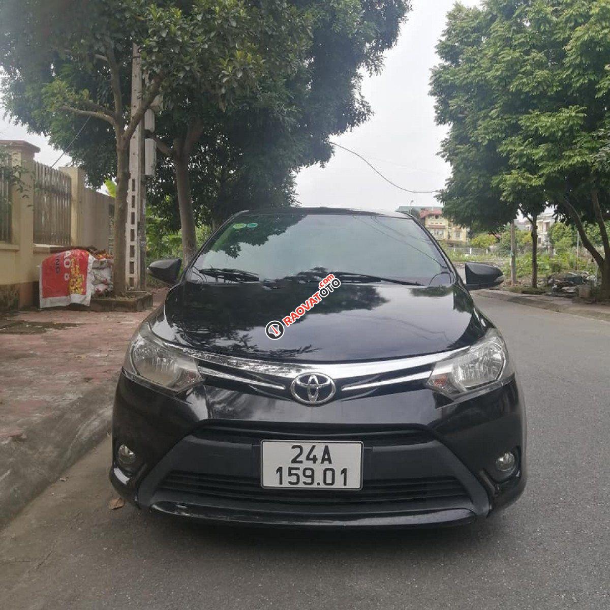 Xe Toyota Vios 1.5E năm 2014, màu đen còn mới-2
