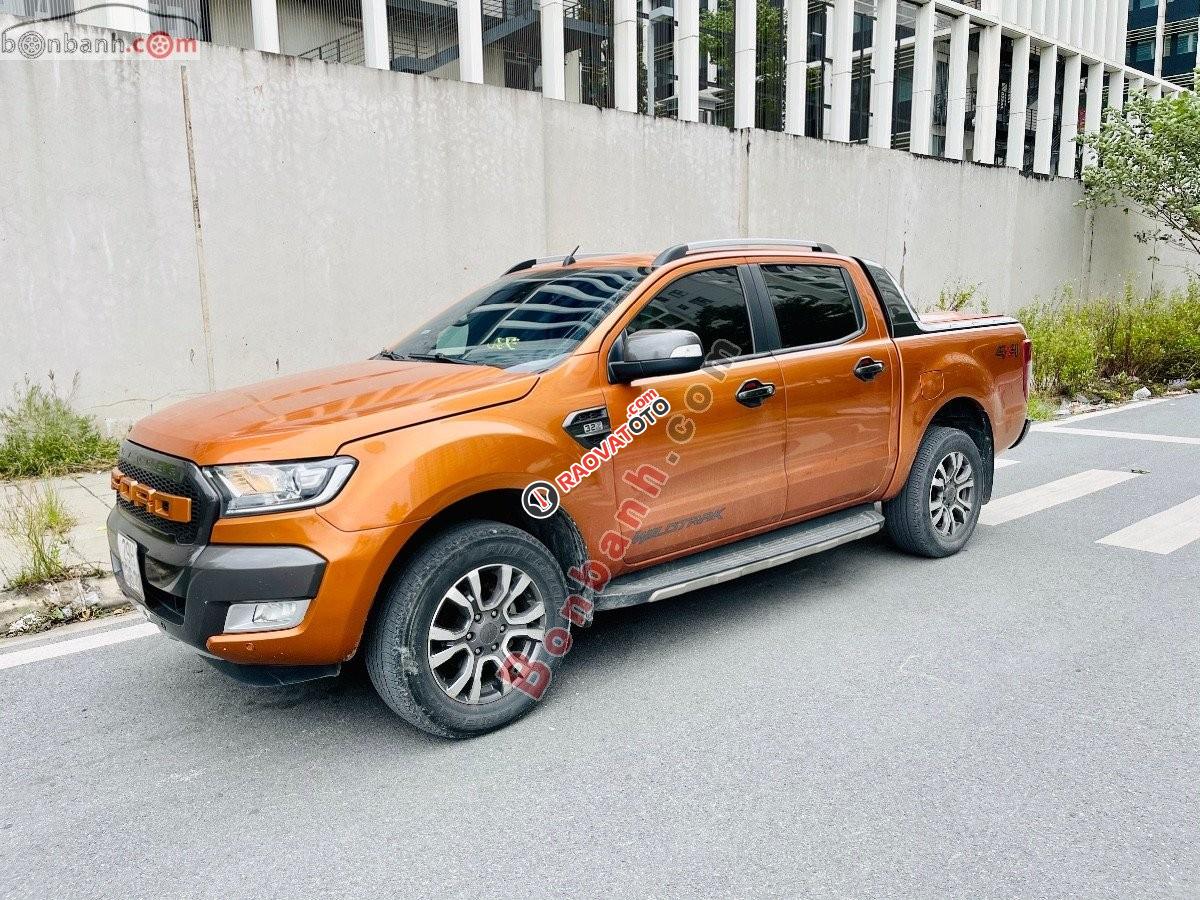 Xe Ford Ranger Wildtrak 3.2L 4x4 AT 2017, màu vàng, nhập khẩu nguyên chiếc -1