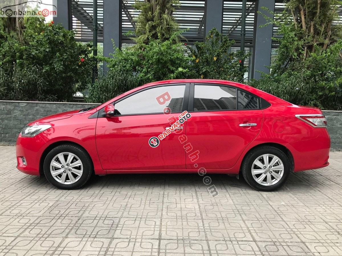 Cần bán lại xe Toyota Vios 1.5G sản xuất 2014, màu đỏ-2
