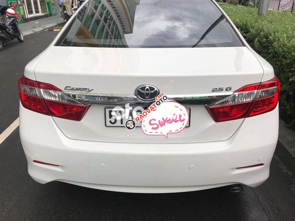 Bán xe Toyota Camry 2.5G sản xuất năm 2014, màu trắng, 705 triệu-8