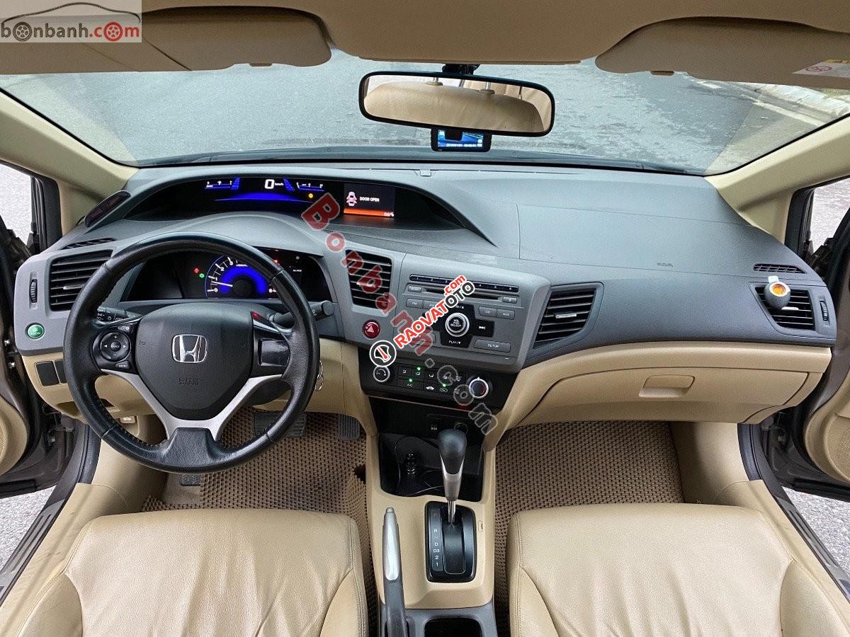 Xe Honda Civic 1.8AT sản xuất 2014, màu xám -8