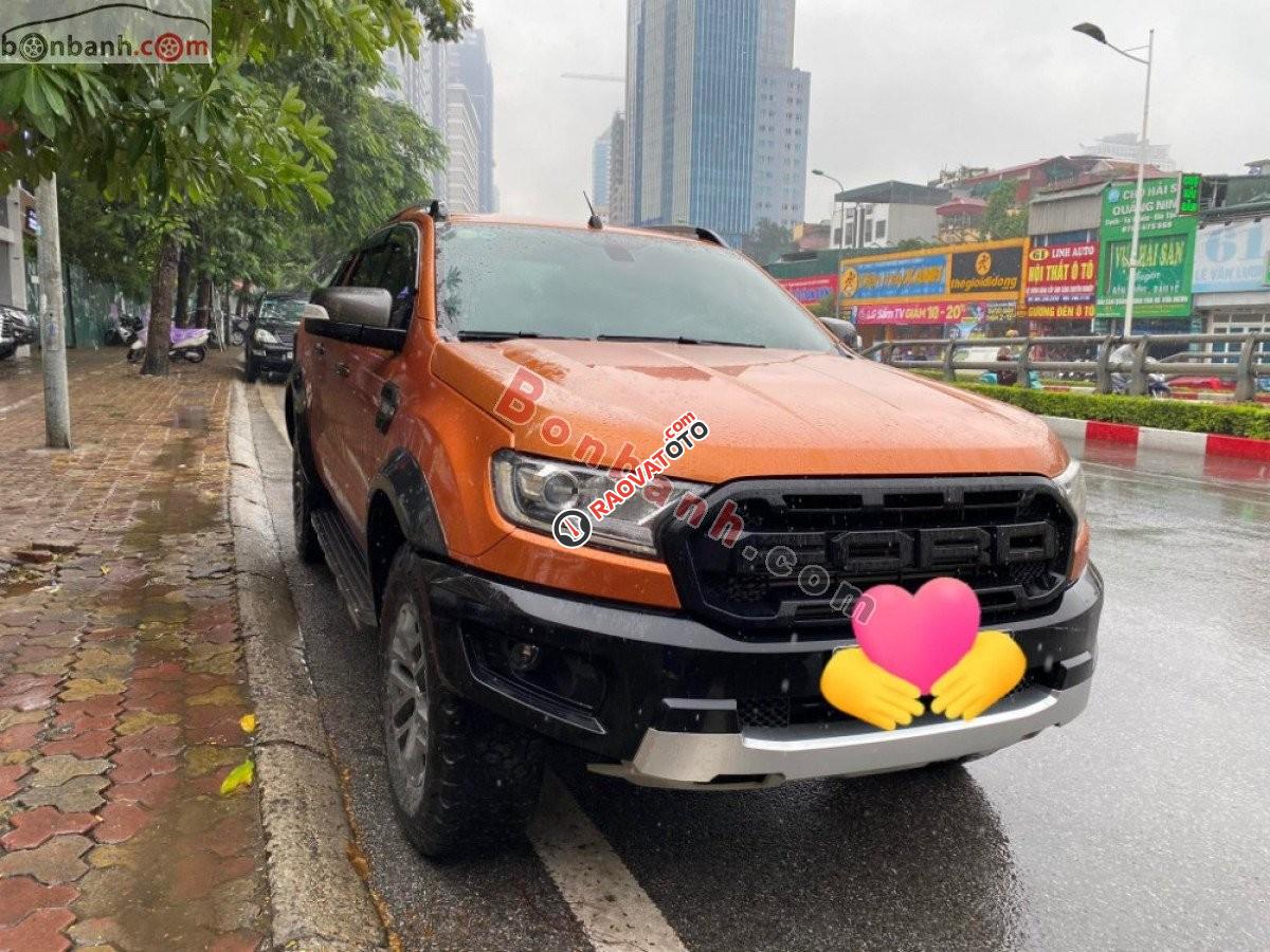 Bán Ford Ranger Wildtrak 2.2L 4x2 AT đời 2017, màu nâu, nhập khẩu  -0