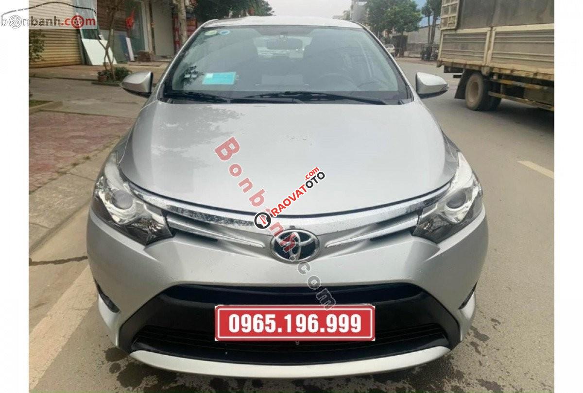 Bán ô tô Toyota Vios G sản xuất 2014, màu bạc-8