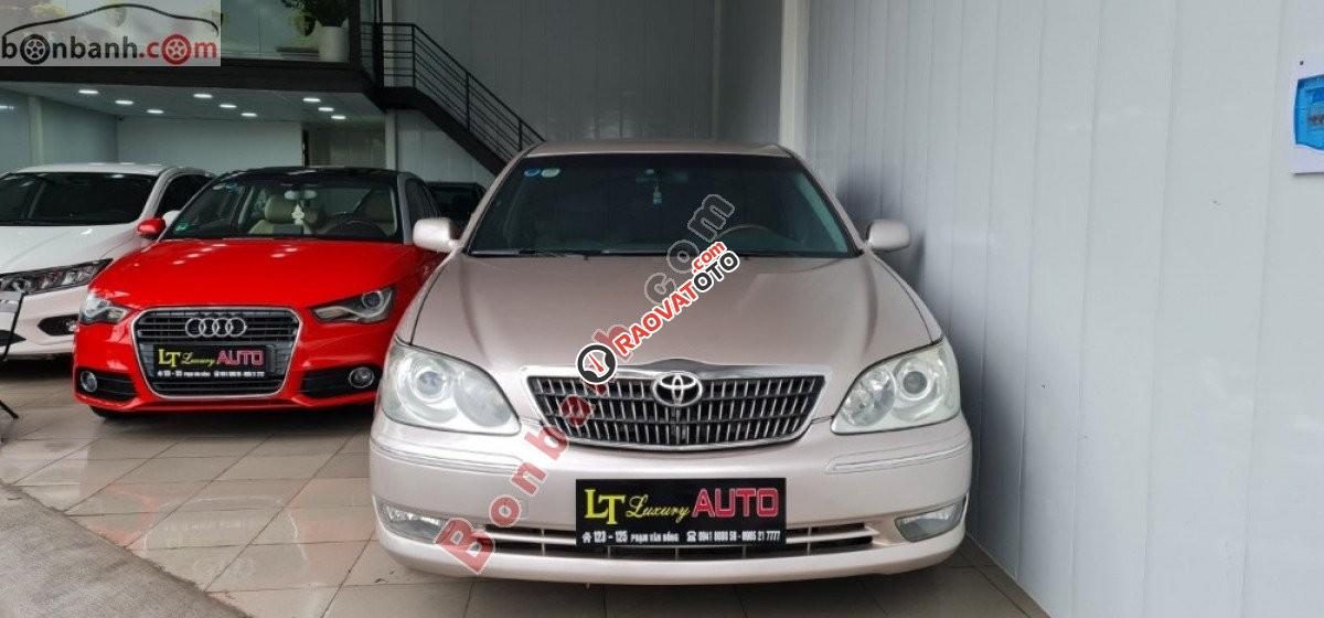 Bán Toyota Camry 3.0V đời 2005, màu ghi hồng-0