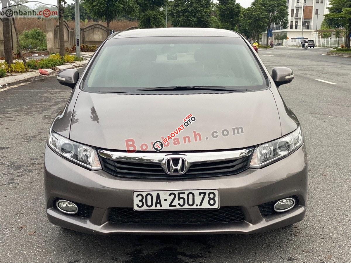 Xe Honda Civic 1.8AT sản xuất 2014, màu xám -0