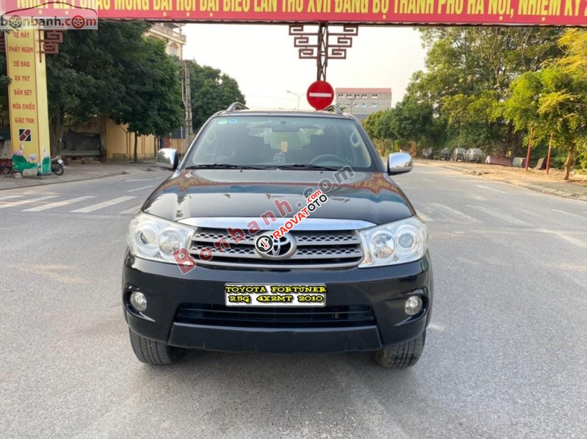 Cần bán lại xe Toyota Fortuner 2.5G 2010, màu đen, 488 triệu-9