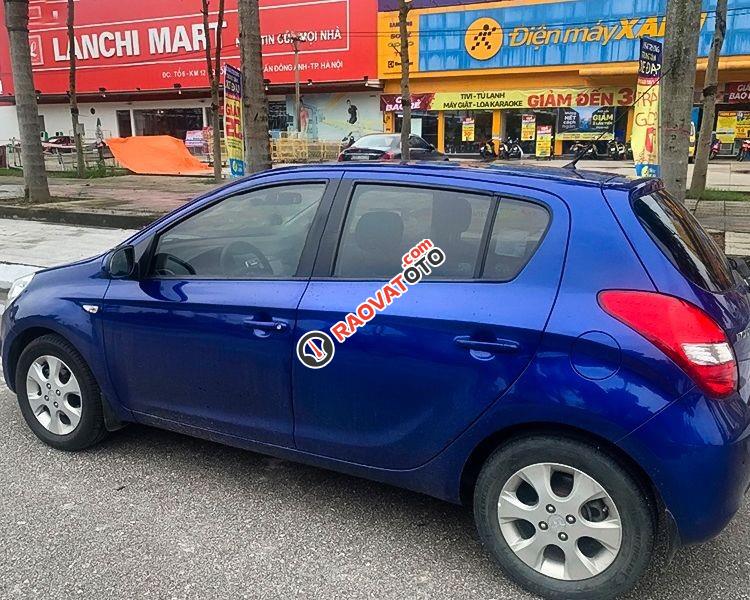 Cần bán gấp Hyundai i20 1.4AT sản xuất 2010, màu xanh lam, nhập khẩu -1