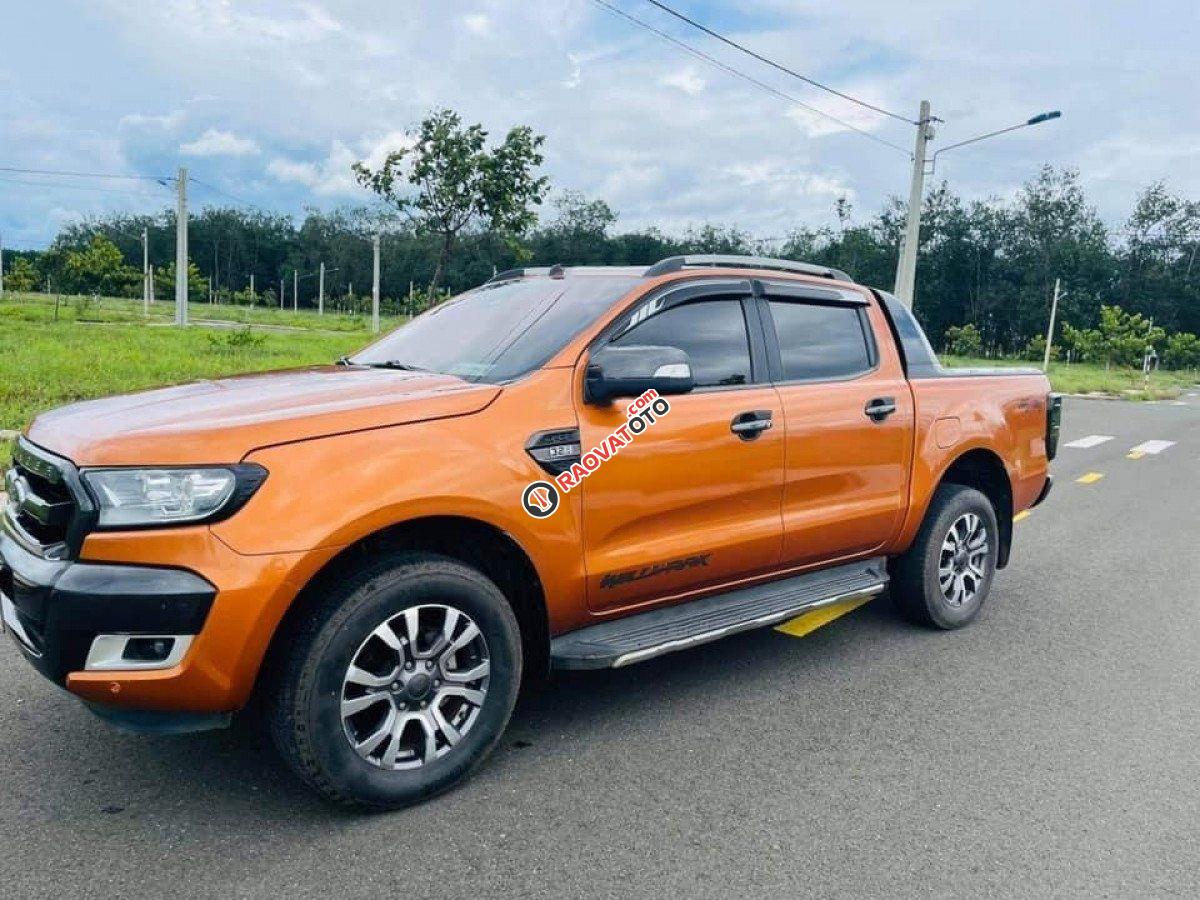 Bán Ford Ranger Wildtrak 3.2L 4x4 AT đời 2017, màu nâu, nhập khẩu -0