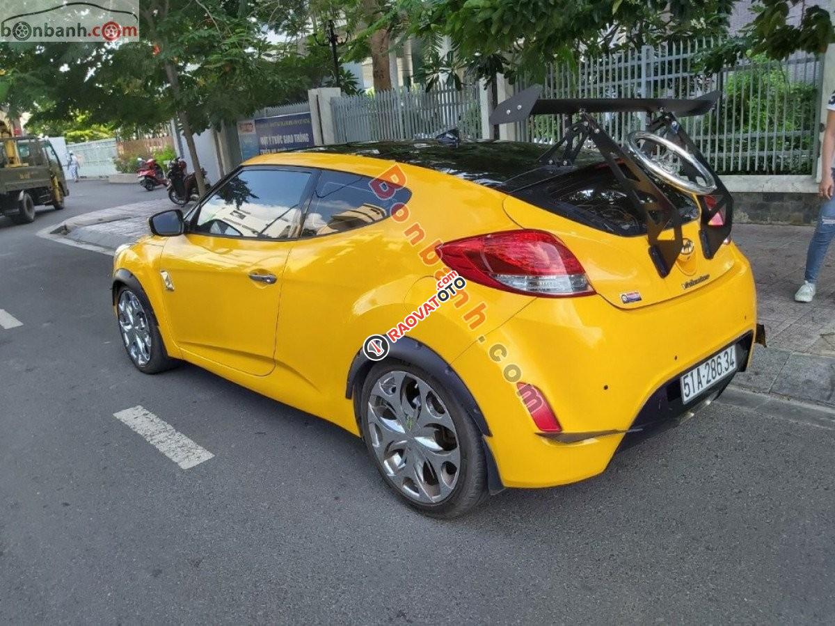 Bán xe Hyundai Veloster 1.6 AT đời 2011, màu vàng, nhập khẩu  -5