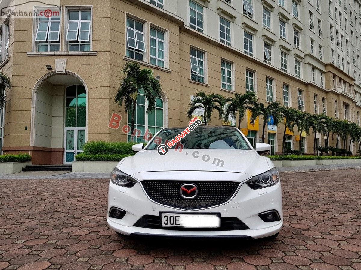 Cần bán xe Mazda 6 2.5 AT sản xuất năm 2016, màu trắng, giá chỉ 610 triệu-0