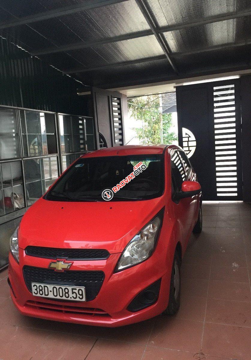 Bán Chevrolet Spark Van năm sản xuất 2017, màu đỏ đã đi 65000km-5