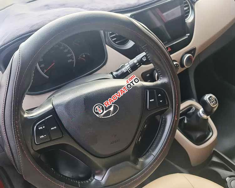 Bán Hyundai Grand i10 1.0 MT sản xuất năm 2017, màu đỏ, xe nhập, giá 260tr-6