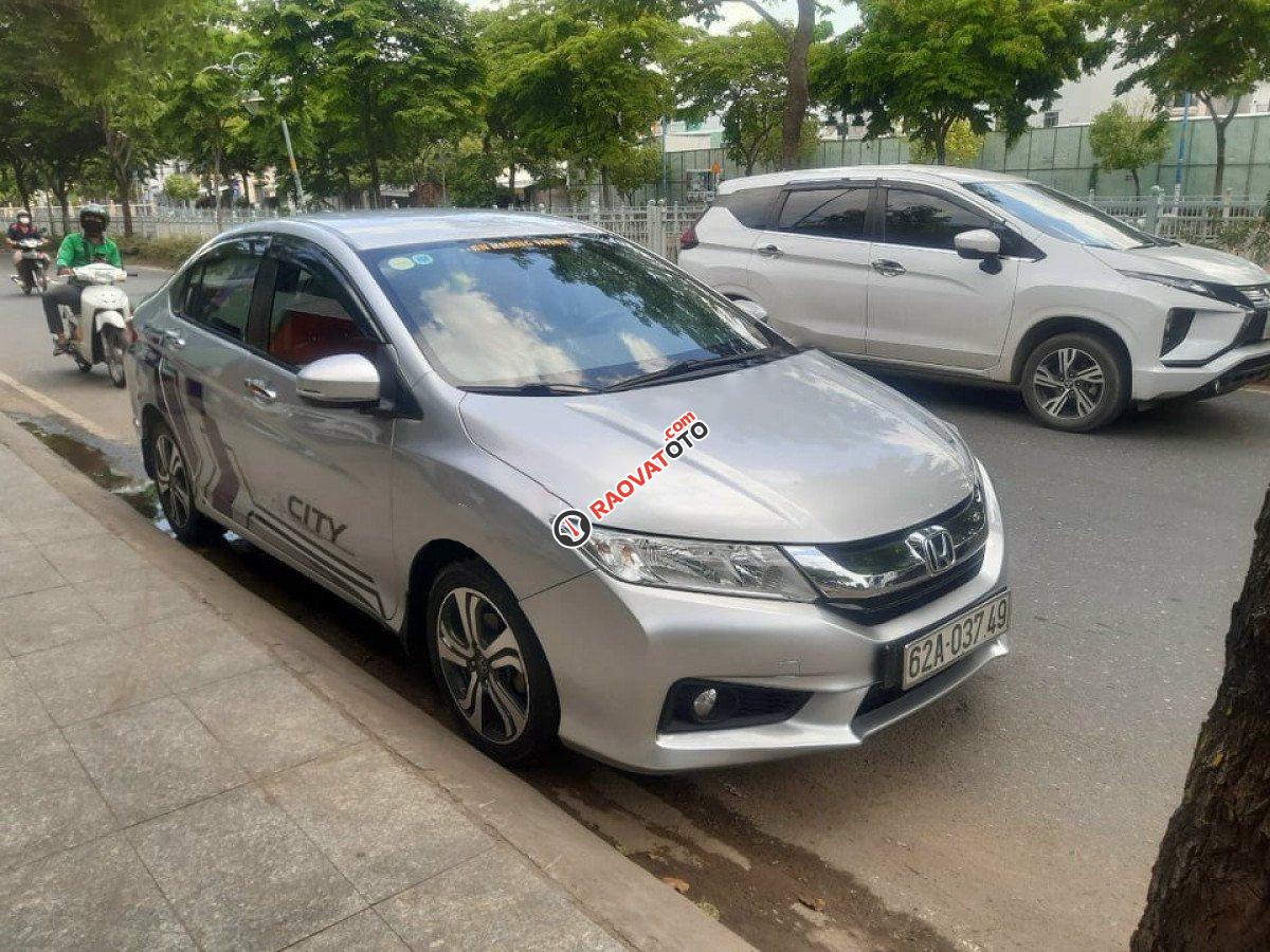 Bán Honda City CVT năm sản xuất 2015, màu bạc số tự động giá cạnh tranh-0