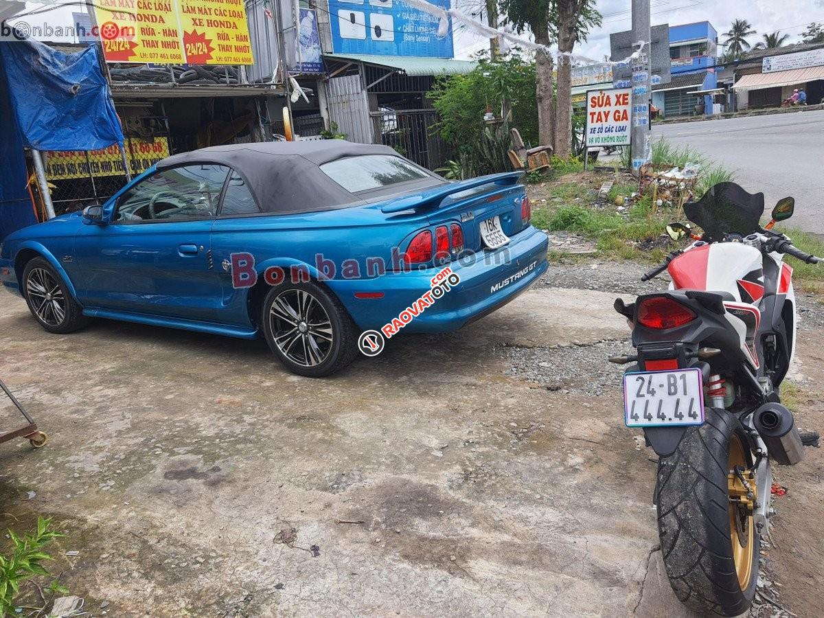 Bán Ford Mustang năm 1994, màu xanh lam, xe nhập-7