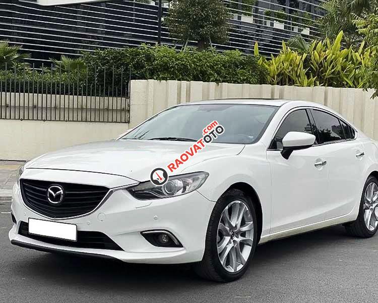 Cần bán gấp Mazda 6 2.5 đời 2015, màu trắng còn mới, 605tr-3