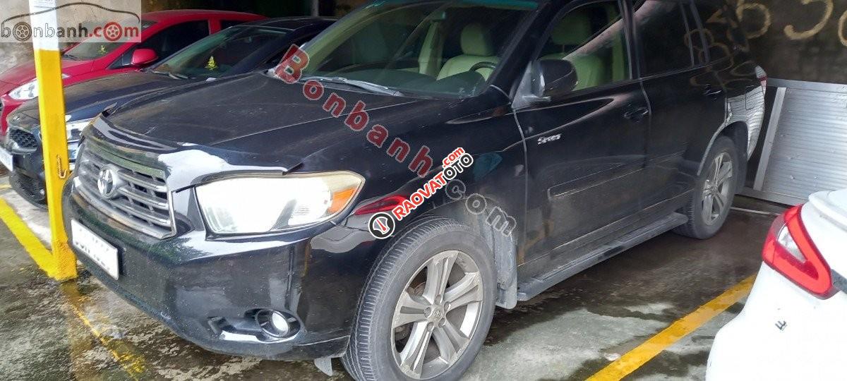 Cần bán Toyota Highlander 3.5 V6 2009, màu đen, xe nhập chính chủ-1