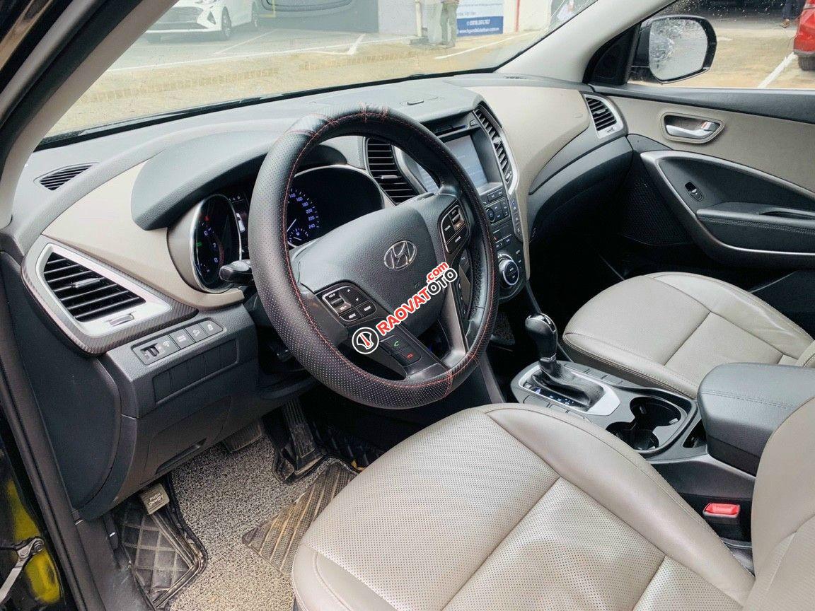 Bán Hyundai Santafe 2.4AT 2WD máy xăng 2016 màu đen-3