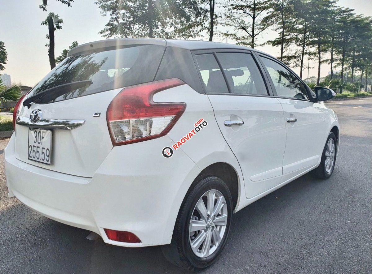Bán xe Toyota Yaris 1.3G sản xuất 2016, màu trắng, nhập khẩu  -4