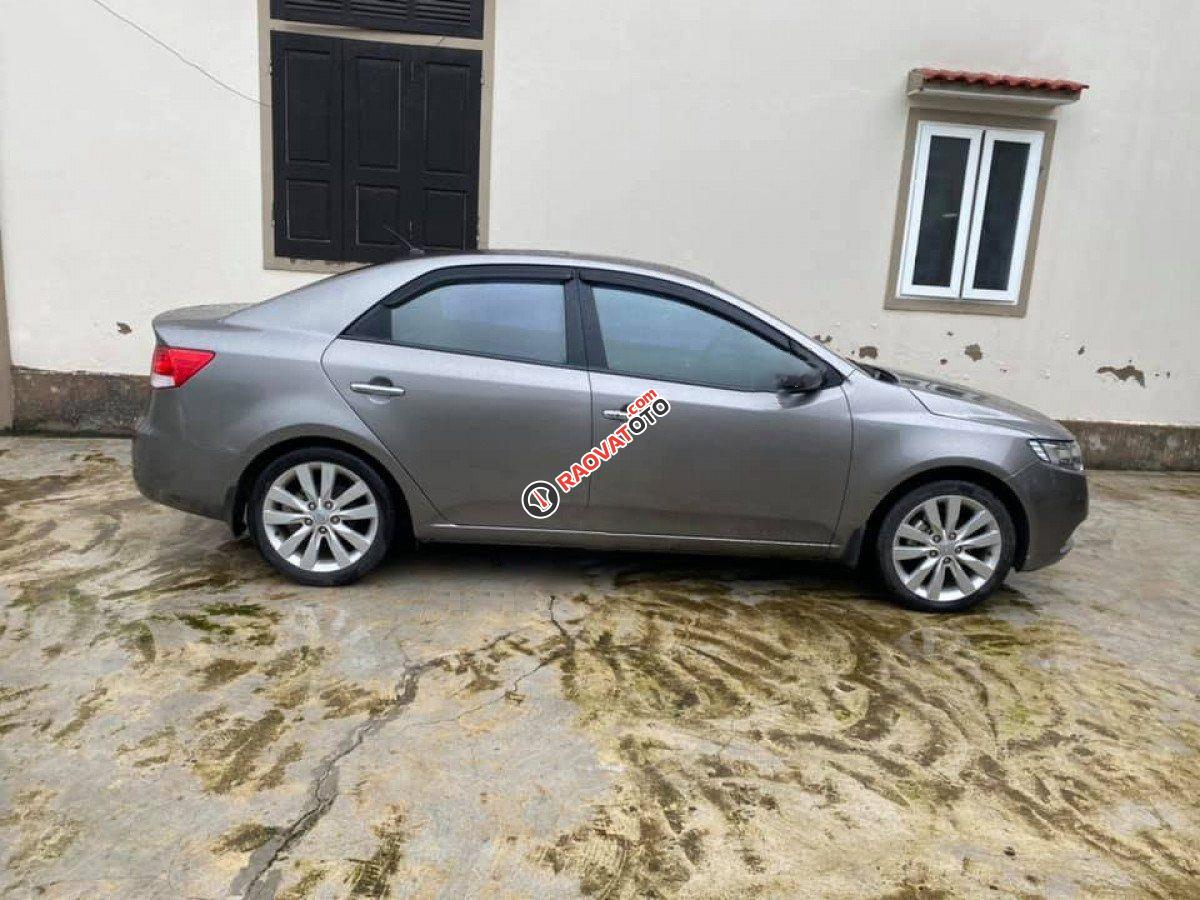 Bán xe Kia Cerato 1.6 AT sản xuất năm 2009, màu xám, xe nhập-0